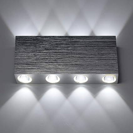 abajo luces led de pared moderna