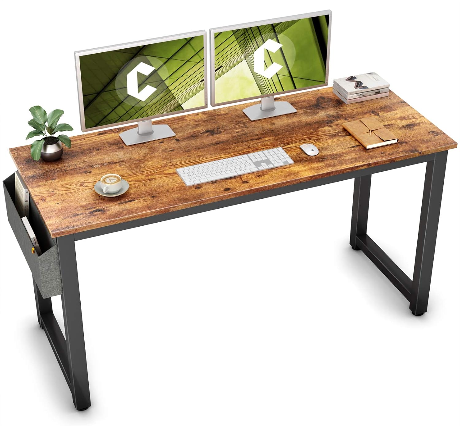 Cubiker Computer Desk 55" Modern Sturdy Office Desk Large