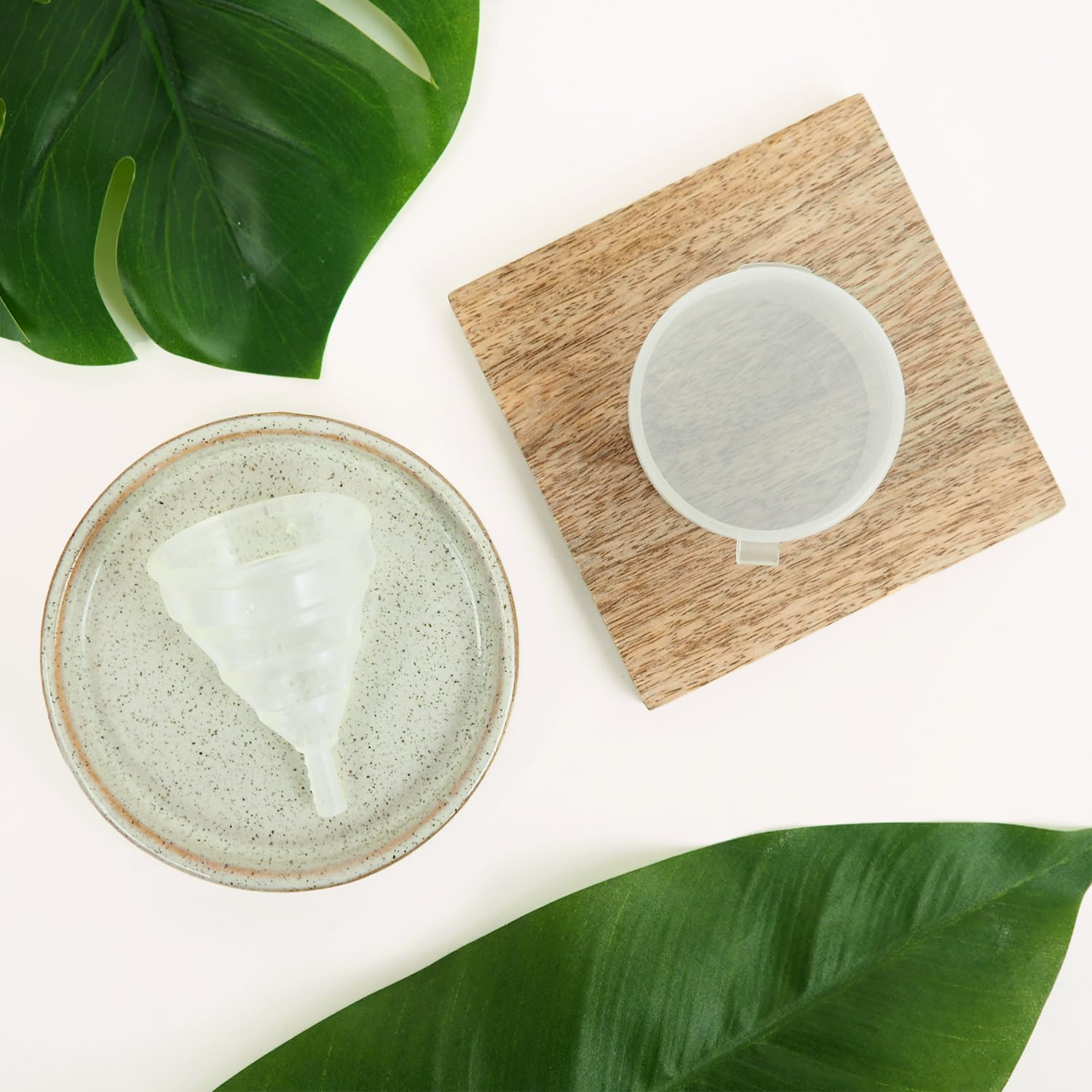 French Tendance Pharma'Cup Foldable Menstrual Cup with Storage Box, Size 1