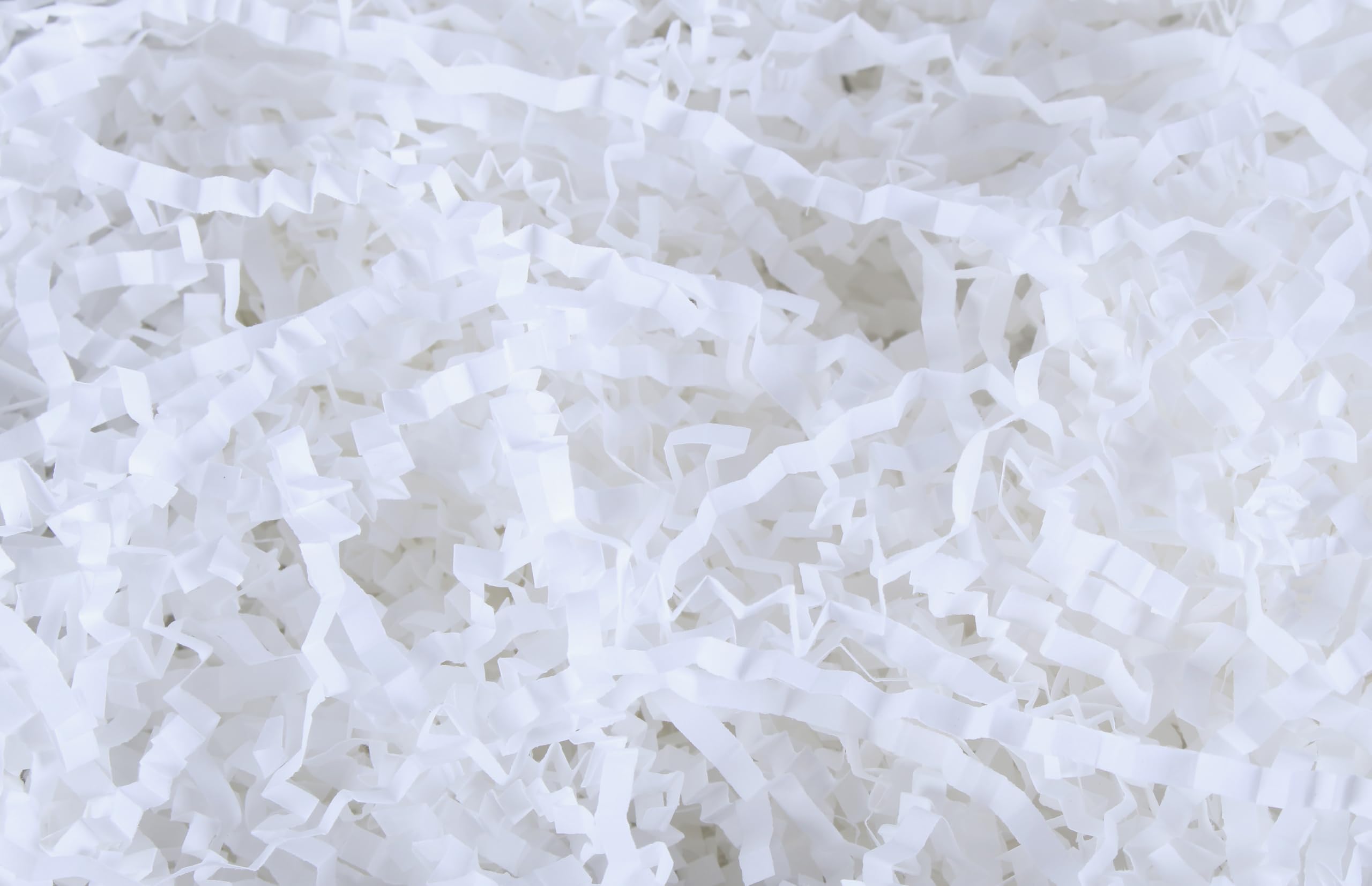 Sansam Crinkle Cut Paper Shred Filler, 1.1 LB White