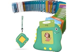 COTADWI Talking Flash Cards, Montessori Learning Toy for Toddler, Autism Sensory Product Speech Therapy Toys, Preschool Kindergarten Educational Toy Sight Words Phonics for 2 3 4 Year Old Boys Girls