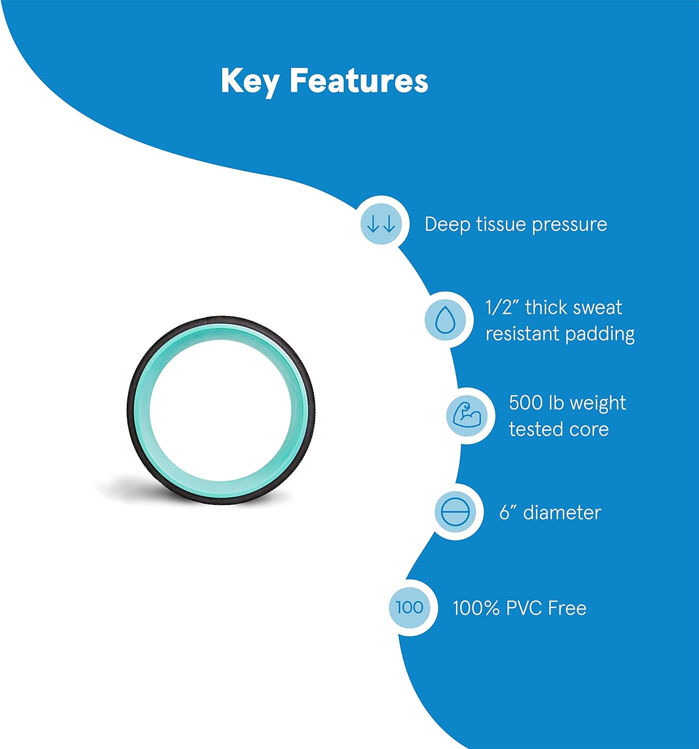 Chirp Wheel+ for Back Pain Relief - 6" : Sports & Outdoors