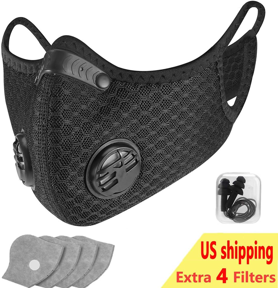 activated carbon filter elements, 5-layer replacement filter ，for Sports Outdoor Activities, Cycling, Motorcycle, Running