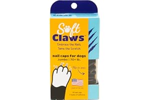 Soft Claws Dog and Cat Nail Caps Take Home Kit, Jumbo, Black