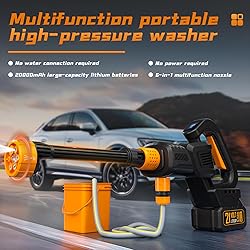Cordless Pressure Washer, 970PSI Portable Power
