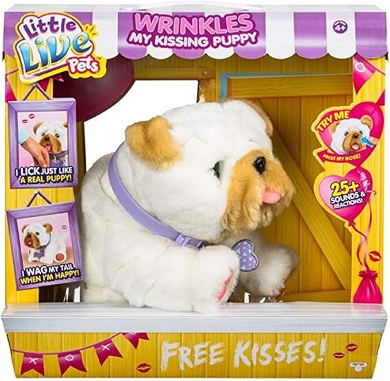 kissing puppy toy