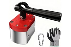AOJIMYCA Multi-Functional ON/Off Magnet, 660 LB Magnetic Welding Square Base, Suitable for Lifting and handling, Fixture Weld