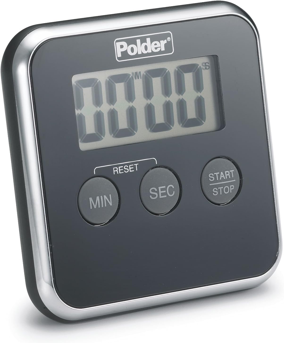 Polder Digital Kitchen Timer, Black