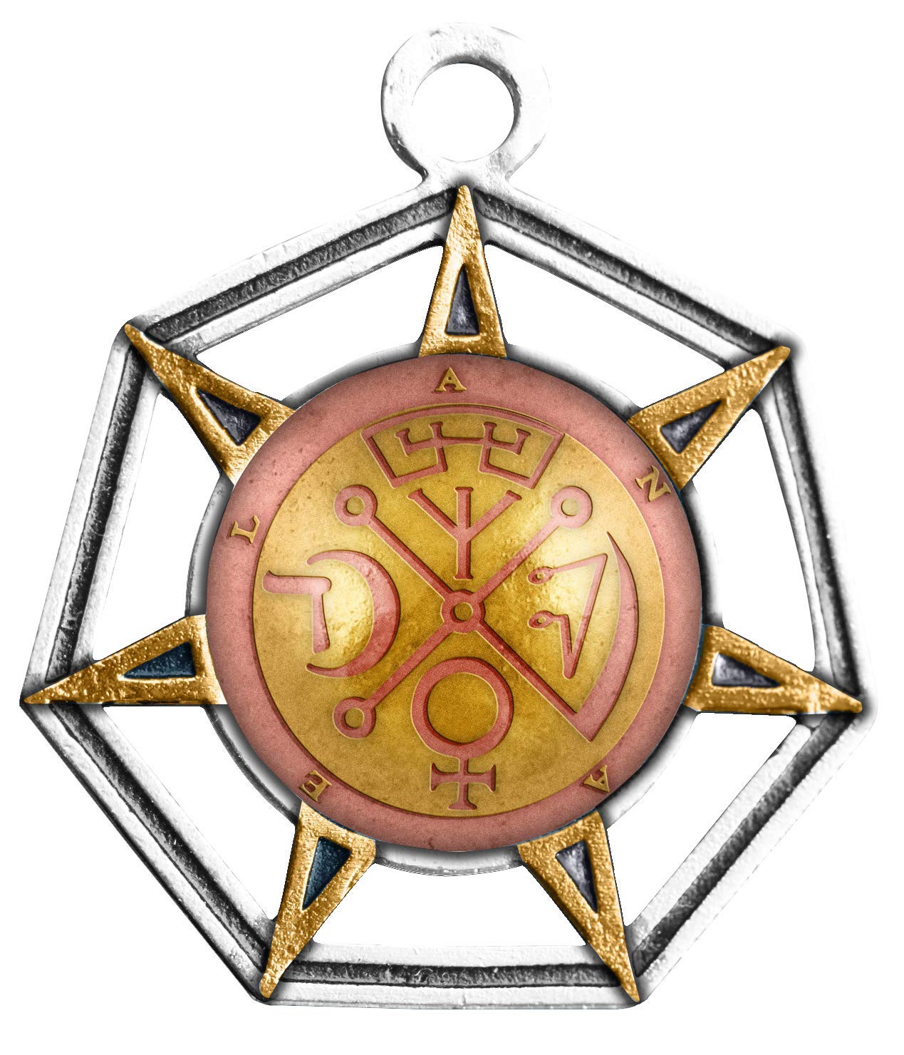 Eastgate Resource Anael Angel of Venus - Mediaeval Magickal Charm Pendant Necklace for Love, Physical Attraction and Strengthens Friendship