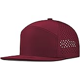 Varpepe Performance Snapback Hats for Men Women,Flat Bill Cap,Golf,Running,Workout