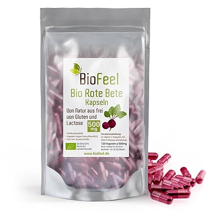BioFeel - Bio Rote Beete Kapseln, 120Stk, 500mg