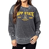 chicka-d NCAA womens Burnout Crew Sweatshirt