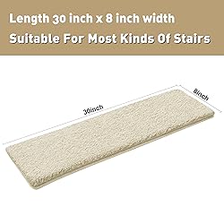 PURE ERA Carpet Stair Treads Ultra Plush 8" X