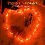 Dalugo Orange Fairy Lights 3M 30 LED Battery Operated Indoor Outdoor view 3