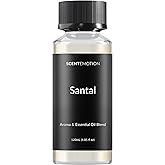 SCENTEMOTION Santal Essential Oils for Diffuser | Aromatherapy Fragrance Oil with Notes of Sandalwood, Musk, & Papyrus | Luxury Scent Oil | 4.05 fl oz, 120ml