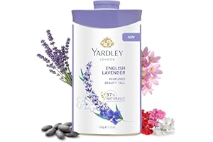 Yardley London English Lavender Perfumed Deodorizing Talc Talcum Powder 250gm