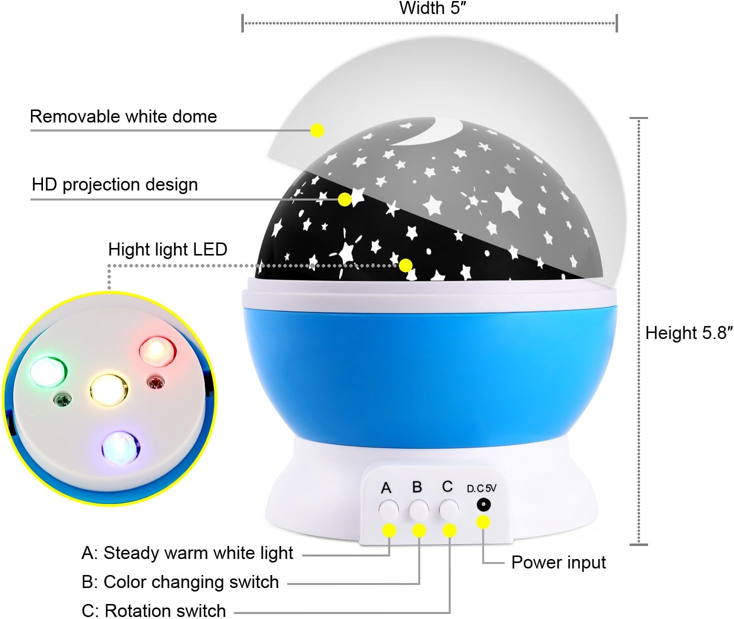 lizber baby night light