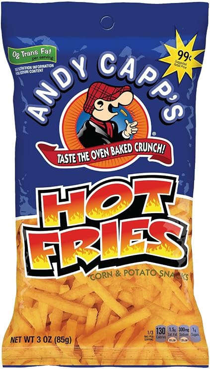 Andy capp's Hot fries 3z ! (026200471594)