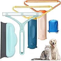 Pet Hair Remover for Couch, 4 PCS Cat Hair Remover, Dog Hair Remover for Couch, Reusable Pet Hair Removal Tool, Cat Hair Remo