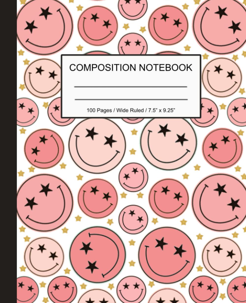 Composition Notebook Wide Ruled Smiley Faces Aesthetic Preppy Notebook Cute Pink Composition Notebooks For Teen Girls Publication Nora Drew Amazon Com Books
