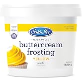 Satin Ice Yellow Buttercream Frosting - 1lb - Pail
