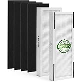 560885 Replacement Filters Compatible with Idylis F AC-38 Series Air Purifiers, 2 High- Efficiency Filter+4 Activated Carbon