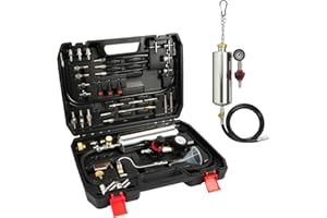 PLAYOCCAR Fuel Injector Cleaner Kit,Fuel System Non-Dismantling Cleaning Kit,1500ML 150PSI Intake Valve/Manifold Throttle Body/Catalytic Converter Cleaner 40PCS Tool