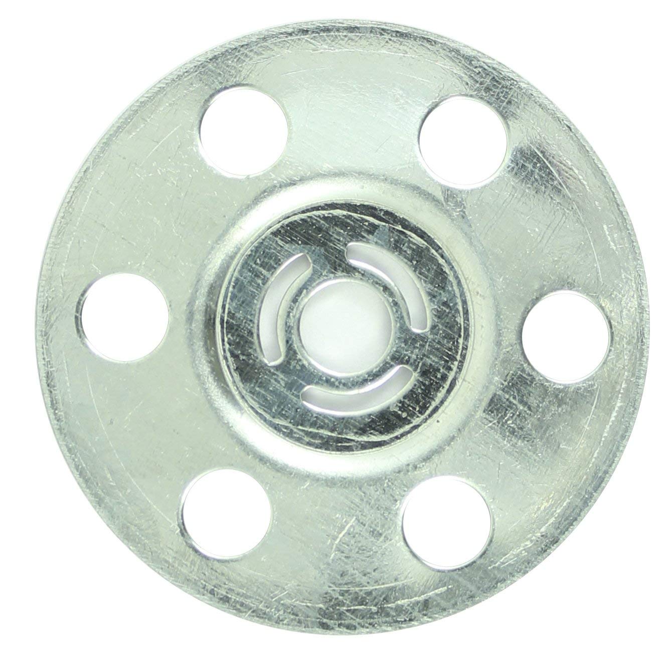 TIMCO Metal Insulation Disc - 35mm - Box of 100 - Galvanised