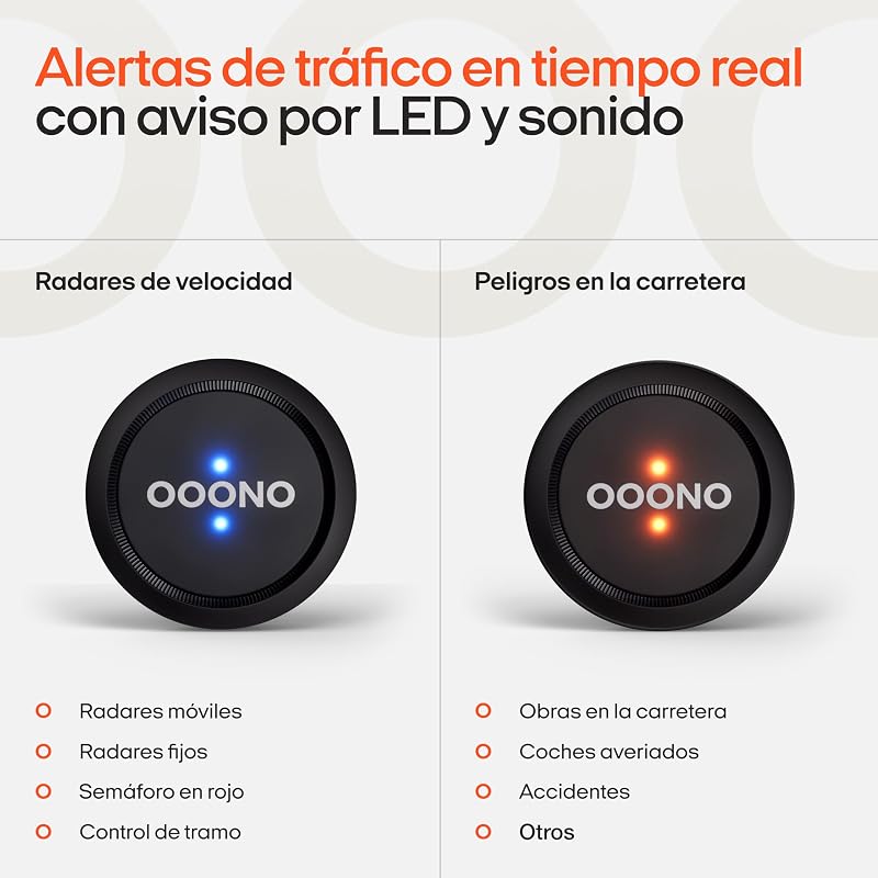 Co-Driver 1 – Alertas de Perigo em Tempo Real | Sem subscrição | Bateria de Lítio 3V de Longa Duração | Compatível com Apple CarPlay e Android Auto