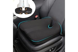 CreekT 2024 Upgraded Car Seat Cushion Pad Foam Heightening Wedge, Coccyx Cushion for Tailbone Pain Lower Back Pain Relief Sea