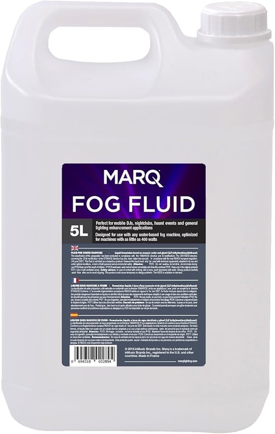 Marq 5L Fog Fluid, Fog Liquid Formula for Ideal Amazon.co.uk Electronics