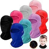 Halfchet 8 Pcs 8 Pcs Winter Balaclava for Kid with Reflective Stripe Windproof Ski Mask Neck Gaiters for Kids 5-12 Boy Girl Cold Weather (Multicolor) (Multicolor)