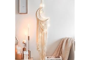 HSDCGET Dream Catchers for Adults Girls Boys, Handmade Boho Hanging Wall Decor for Bedroom Living Room Nursery, Teen Girl Gifts, Gifts for Women, Gifts for Christmas/Thanksgiving Day/Party (Beige)