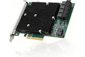 LSI SAS 9300-16I HBA Card, 16 Port 12Gbps HBA SAS Controller Card, for Windows for Linux and More, Serial, SAS Interface, PCI