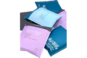 8" x 9.4" Biodegradable Bubble Mailers 30pcs, Ecofriendly Poly Bubble Mailer Bags, Poly Mailer Envelope with self Seal, Maile