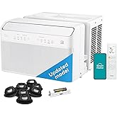 Midea 10,000 BTU U Shaped Smart Inverter Window Air Conditioner - Cools 450 Sq Ft, Ultra Quiet with Open Window Flexibility -