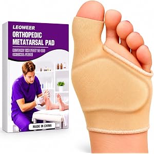 Orthopedic Metatarsal Pads for Women & Men,Ball of Foot Cushions with 4 Size Options, Soft Gel Forefoot Cushion Inserts for P