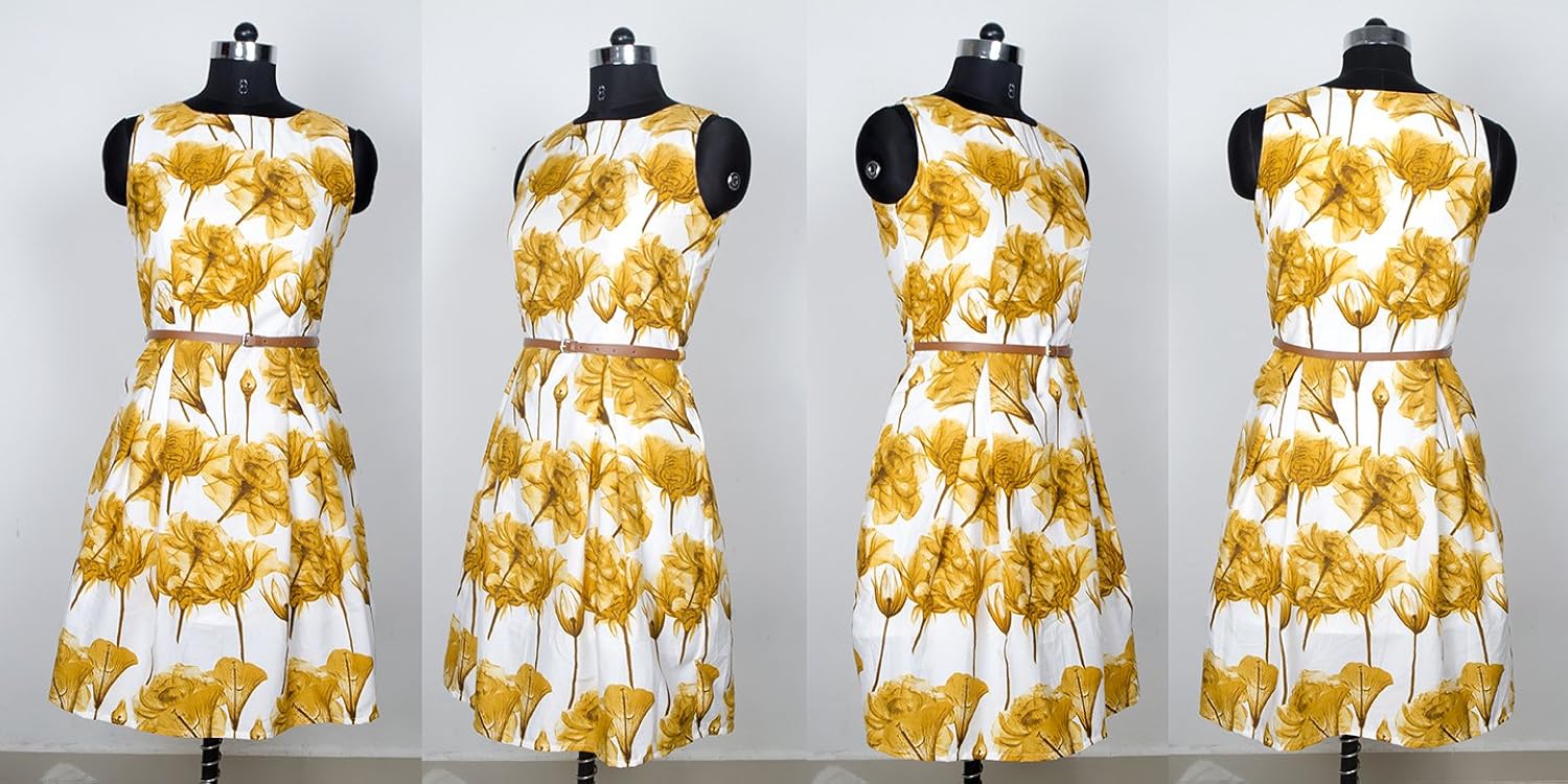 stylistico women's crepe dress with belt