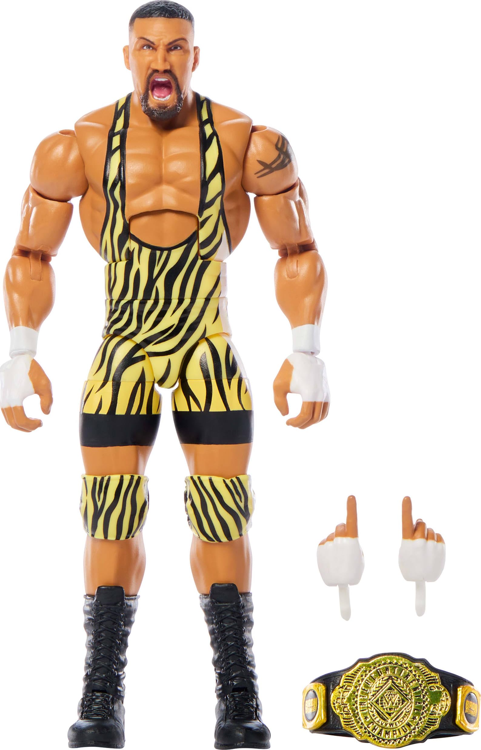 Photo 1 of Mattel WWE Elite Action Figure & Accessories, Series #119, 6-inch Collectible Bron Breaker with 25 Articulation Points & Swappable Hands