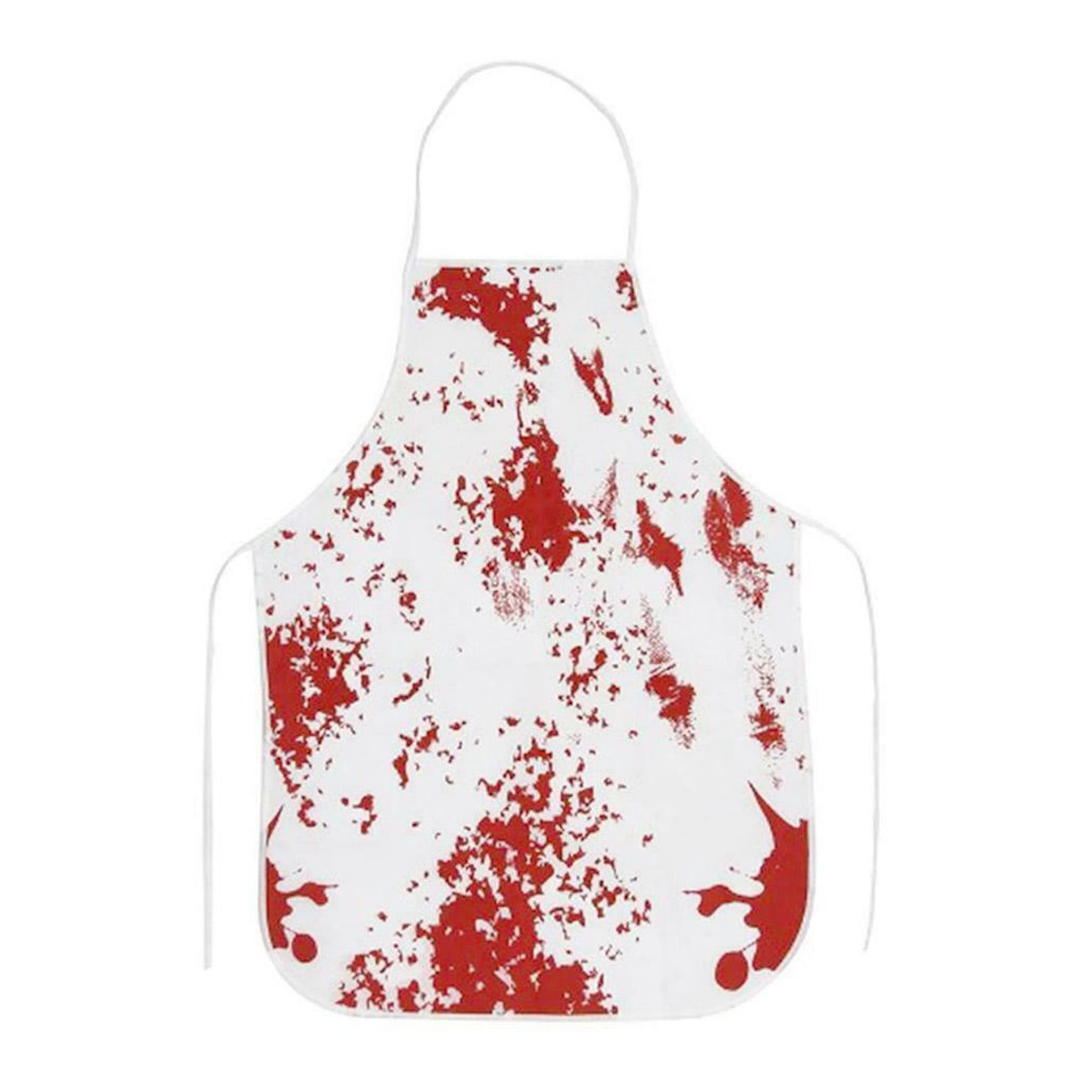 Robelli Blood Stained Halloween Zombie Chef Butcher Apron Accessory