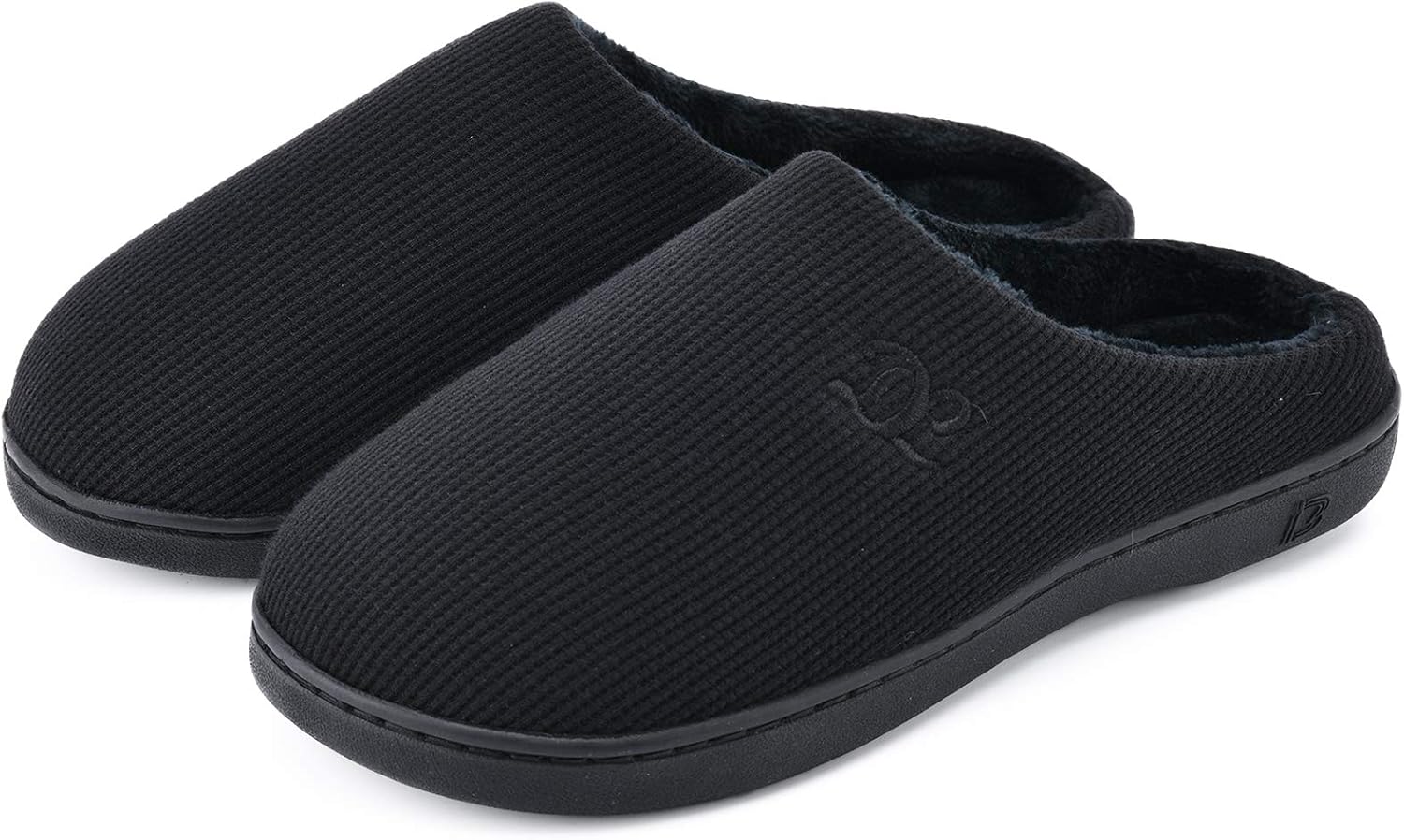 DL Womens Memory Foam Slippers, Slip on House Slippers for Women Indoor