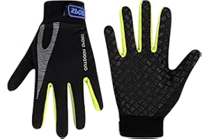 Linkidea Kids Winter Running Gloves, Adjustable Compression Gloves with Anti-Slip Grip Fits Kids Youth, Breathable Soccer Acc