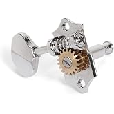 Grover 18:1 Sta-Tite 3+3 Tuning Machines for Solid Peghead, Nickel (V97-18NA)