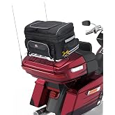 KEMIMOTO Expandable Motorcycle Traveler Tour Trunk Bag 40L-50L Luggage Rack | Tail Duffle Bag Fit for Touring Trike Road King Street Glide Road Glide Freewheeler Tri Glide Ultra Goldwings Roadmaster