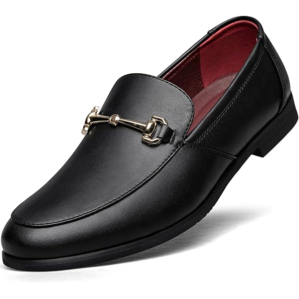 Mens Dress Formal Shoes Black Pure Leather Shoes Men Dress Shoes Slip On  Formal Wedding Shoes