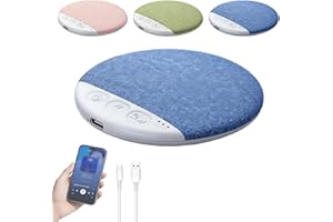 Bluetooth Pillow Speaker for Sleeping, Mini Portable Under Pillow Speaker with White Noise Timer Wireless Sleep Aid, Stereo B