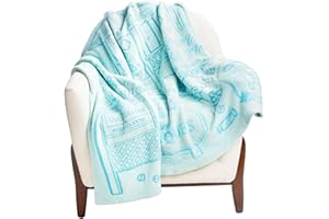 Jay Franco Gilmore Girls Feather Knit Fluffy Throw Blanket - Stars Hallow Fuzzy Blanket Measures 50 x 60 inch - Super Soft Lightweight Bedding