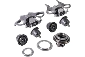 loosoo Pair Clutch Release Fork Lever Kit Compatible with Ford Focus 2011-up/Fiesta 2012-up/B-MAX/EcoSport/Focus, Aluminum Alloy Dual Clutch Fork Checking Tool, Replace# CA6Z-7515-J, CA6Z-7515-K