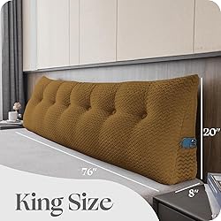 ZOEMO Large Bolster Triangular Headboard Wedge