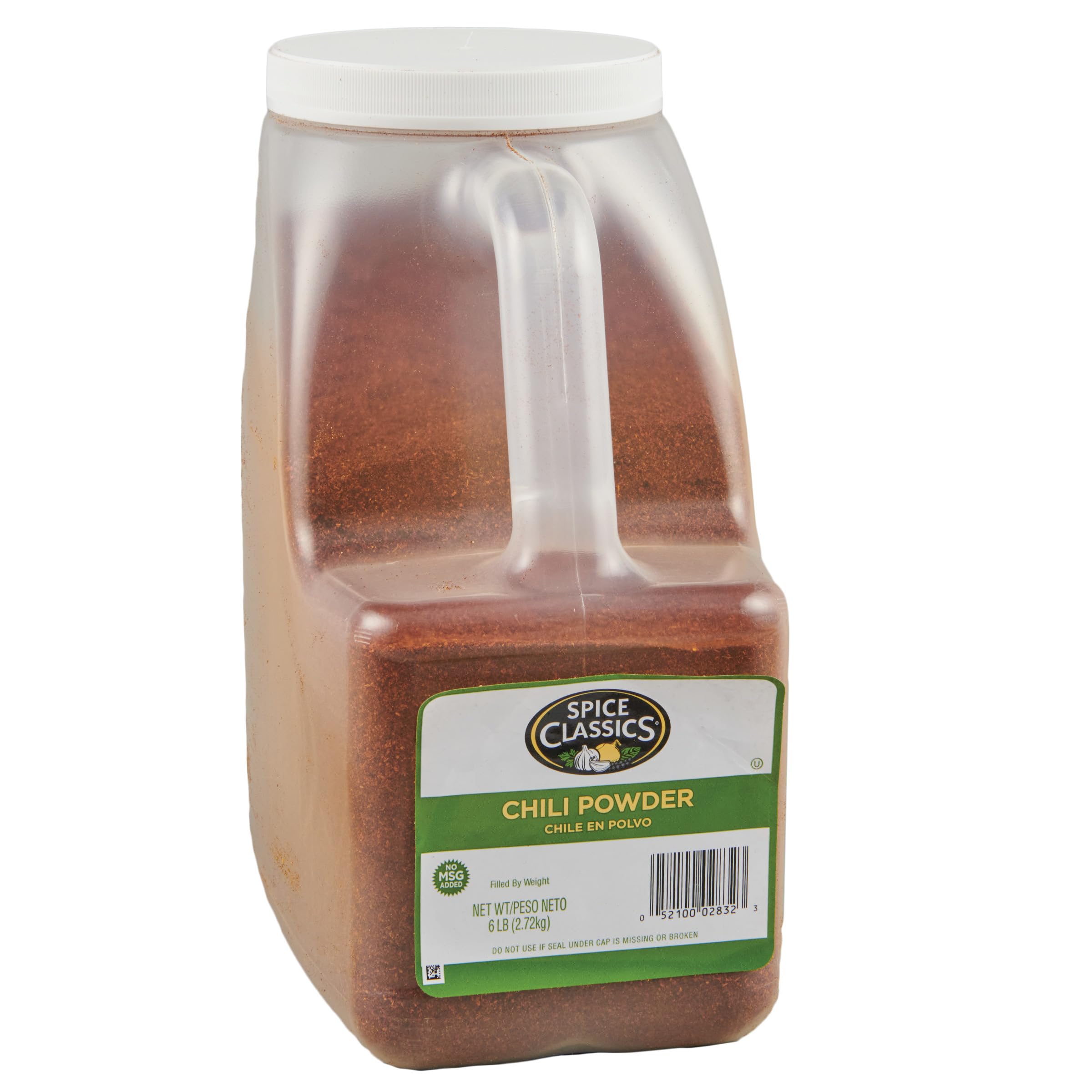 Spice Classics Chili Powder, 6 lb - One 6 Pound Container of Bulk Chili Powder, Perfect for Chili, Enchiladas, Stuffed Peppers and Taco Recipes Image